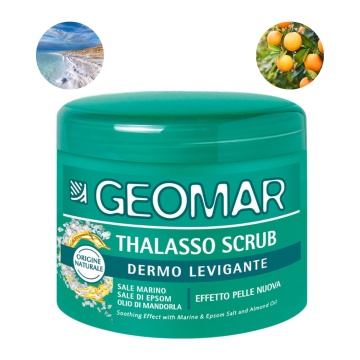 Tratament corporal scrub dermo-netezire pentru catifelare Geomar Thalasso, 600 g [2785] - Img 2