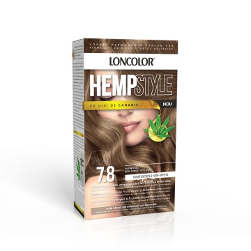Vopsea de par Loncolor Hempstyle Nou 7,8 Blond Bej