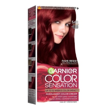 Vopsea permanenta de par cu amoniac Garnier Color Sensation 5,62 Visiniu Intens Pretios