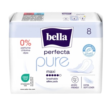 Absorbante Bella Perfecta Pure Maxi, 8 bucati [3225]