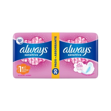 Absorbante Ultra Sensitive Normal, Marimea 1, 20 bucati, Always [1678/3932] - Img 2