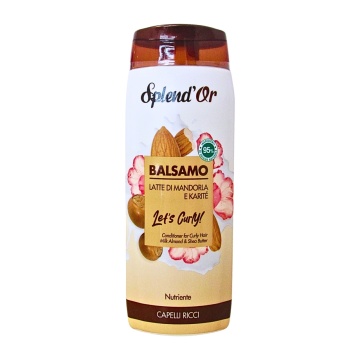 Balsam de par cu migdale si karite Splend'Or, 300 ml [7315]