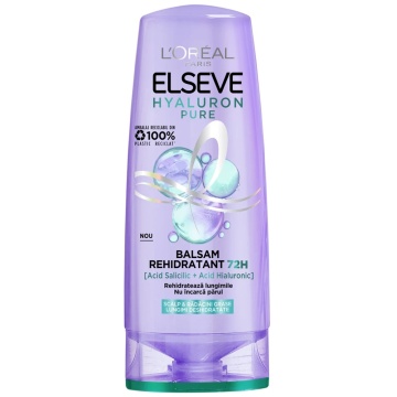 Balsam de par Elseve Pure Hyaluron Rehidratant, 200 ml [4969]