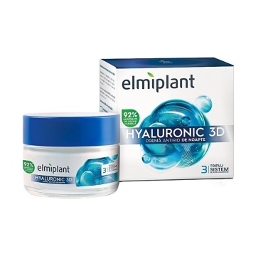 Crema Elmiplant Hyaluronic 3D Antirid Noapte, 50 ml [3729]