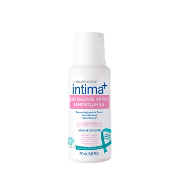 Detergent intim calmant Ph5,5 cu musetel natural antibacterian Intima+, 250 ml [7073]