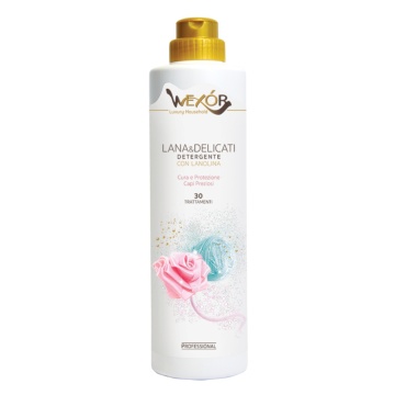 Detergent lichid concentrat cu lanolină pentru lână și delicate Wexor, 750 ml [1238]