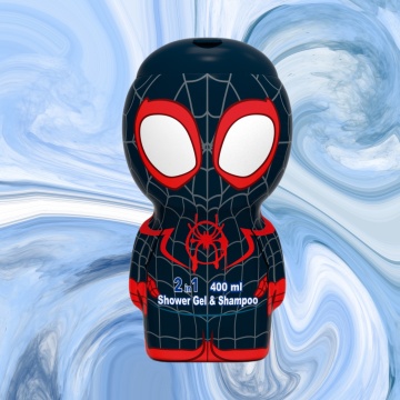 Gel de dus si sampon 2 in 1 Air-Val Miles Morales 2D Figurina, 400 ml [4922] - Img 2