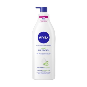 Lotiune de corp Nivea Aloe & Hydration, 400 ml, cu pompita [2157]