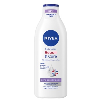 Lotiune de Corp Reparatoare NIVEA Repair&Care 10% Glicerina Fara Parfum, 400 ml 2769