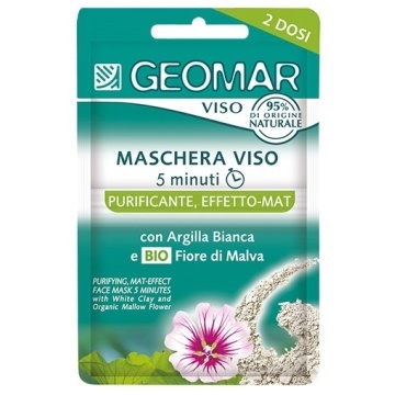 Mască bio purifiantă pentru față Geomar, 15 ml, 2 x 7,5 ml [5443]