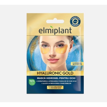 Masca hidrogel pentru ochi Elmiplant Hyaluronic Gold [4565]