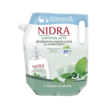 Rezerva sapun lichid Nidra Natural Antibacterian, 1 l [3393]