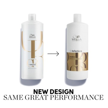Sampon Oil Reflections Luminous Reveal pentru par neted si stralucitor, 1000 ml, Wella Professionals - Img 2
