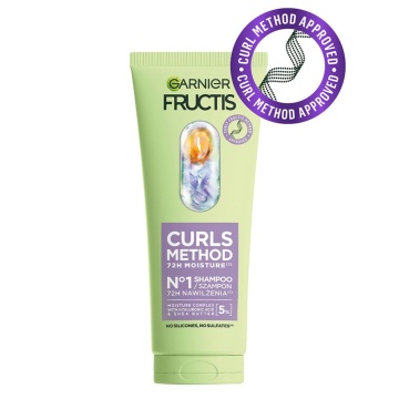 Sampon rehidratant pentru parul ondulat Garnier Fructis Method Curls, 200 ml [1777] - Img 2
