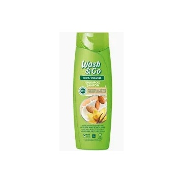 Sampon Wash&Go Vanilie si Migdale, 360 ml [8320]