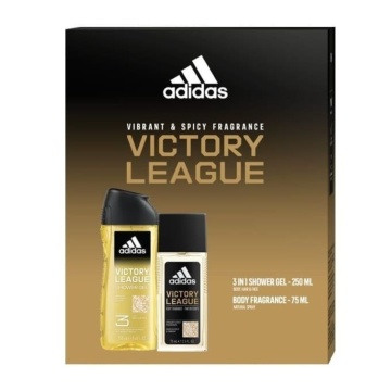 Set cadou Adidas Victory League cu deodorant natural spray 75 ml si gel de dus 250 ml XS25 [6258]