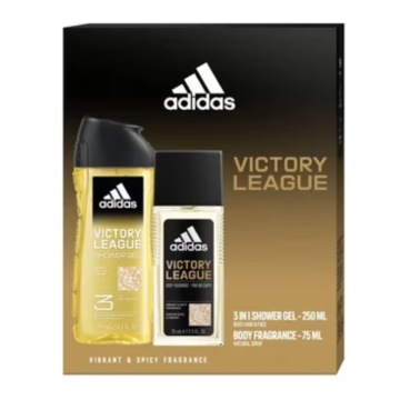 Set cadou Adidas Victory League deodorant natural spray 75 ml + gel de dus 250 ml [2836]