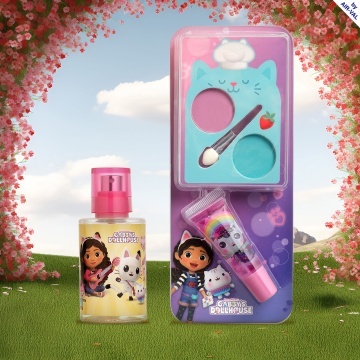 Set cadou Air-Val Gabby'S Dollhouse cu apa de toaleta 30 ml, luciu buze si fard de ochi pentru copii [4823] - Img 4