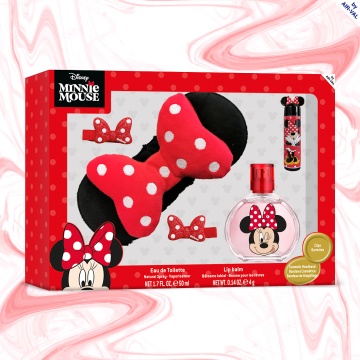 Set cadou Air-Val Minnie cu bentita, clame de par, balsam de buze si apa de toaleta 50 ml [5752] - Img 2