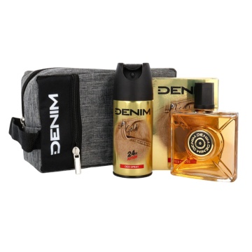 Set cadou Denim Goldcu lotiune after shave, deodorant si borseta XS25 [7942]
