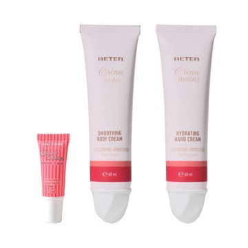 Set cadou ingrijire corp Beter crema de corp, crema de maini si balsam de buze [1042] - Img 2