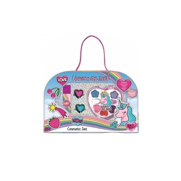 Set cadou You Go Girl Make-Up Believe In Magic 6 Culori, balsam de buze si 2 inele Vya027 [2657/1759]