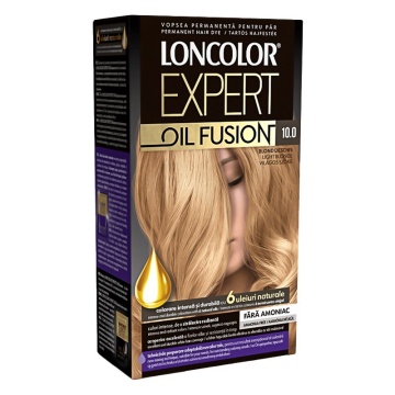 Vopsea de par Loncolor Expert Oil Fusion 10,0 Blond Deschis