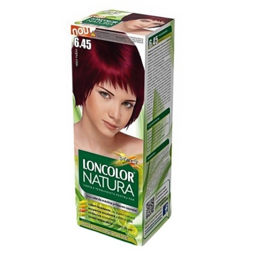 Vopsea de par Loncolor Natura 6,45 Rosu Rubin