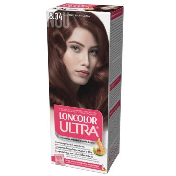 Vopsea de par Loncolor Ultra 5,34 Castaniu Scortisoara - Img 2