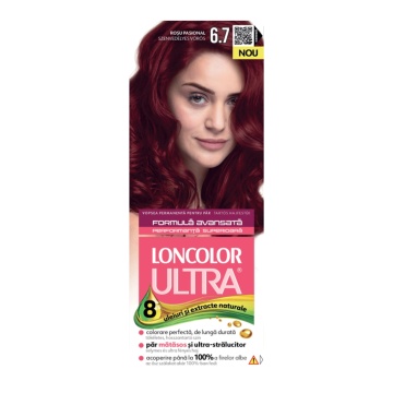 Vopsea de par Loncolor Ultra 6,7 Rosu Pasional