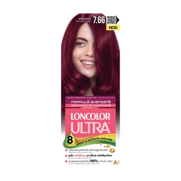 Vopsea de par Loncolor Ultra 7,66 Rosu Intens