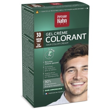 Vopsea de par Petrole Hahn Nr, 30 Dark Brown pentru barbati [7875]