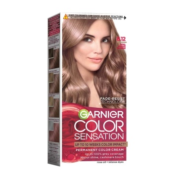 Vopsea permanenta de par cu amoniac Garnier Color Sensation 8,12 Blond Deschis Cenusiu Irizat