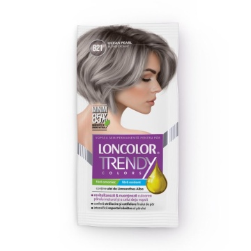 Vopsea semipermanenta Loncolor Trendy Colors B21 Blond Cromat, Ocean Pearl