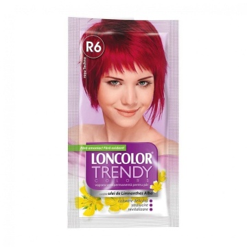 Vopsea semipermanenta Loncolor Trendy Colors R6 Rosu Techno
