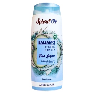 Balsam cu argila si castravete pentru descurcarea parului Splend'Or, 300 ml [7285]
