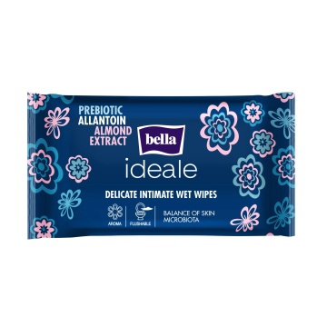 Bella IDEALE Servețele intime cu prebiotic 20 bucăți [6001]