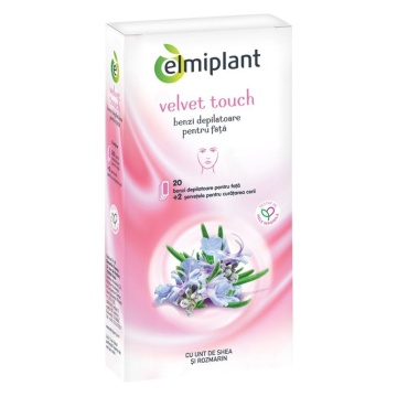Benzi depilatoare pentru fata Elmiplant, x20 [3518]