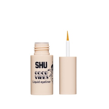Creion cu tus lichid pentru conturul ochilor SHU Eyeliner Good Vibes 118 Matt Sparkling Gold [5075]