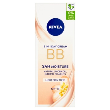 Cremă BB Cream cu minerale nuanța light SPF15, 50 ml, Nivea 5425/7955/6927