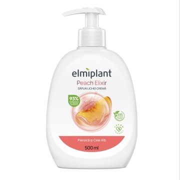 Elmiplant Sapun Lichid Piersica si Ceai Alb, 500 ml [1942]