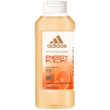 Gel de dus Adidas skin & mind Energy Kick pentru femei, 400 ml [4532]
