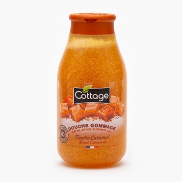 Gel de dus scrub corp cu aroma de caramel Cottage 270 ml [9828]