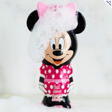 Gel de dus si sampon 2 in 1 Air-Val Minnie 2D Figurina pentru copii, 400 ml [9768] - Img 3