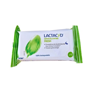 Lactacyd Servetele Intime Fresh, x15 [3553]