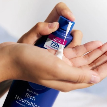 Lotiune de corp Nivea Rich Nourishing, 400 ml, cu pompita [0891] - Img 5
