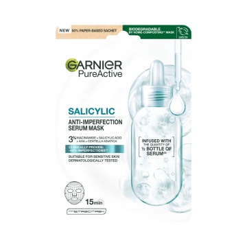 Masca anti-imperfectiuni cu acid salicilic Garnier Pure Active, 50 ml [8881]