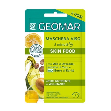 Mască bio nutritivă pentru față Geomar, 15 ml, 2 x 7,5 ml [8963]