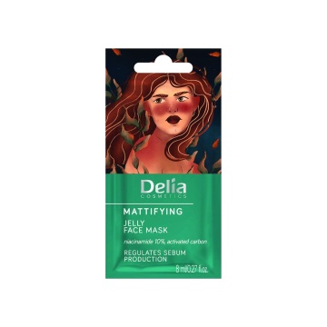 Masca pentru fata Delia Fata Gel Matifianta, 8 ml [3197]