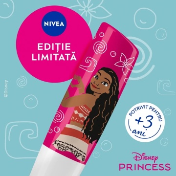NIVEA Balsam de buze Moana Watermelon Sorbet – ediție limitată Disney 4.8gr [8632] - Img 3